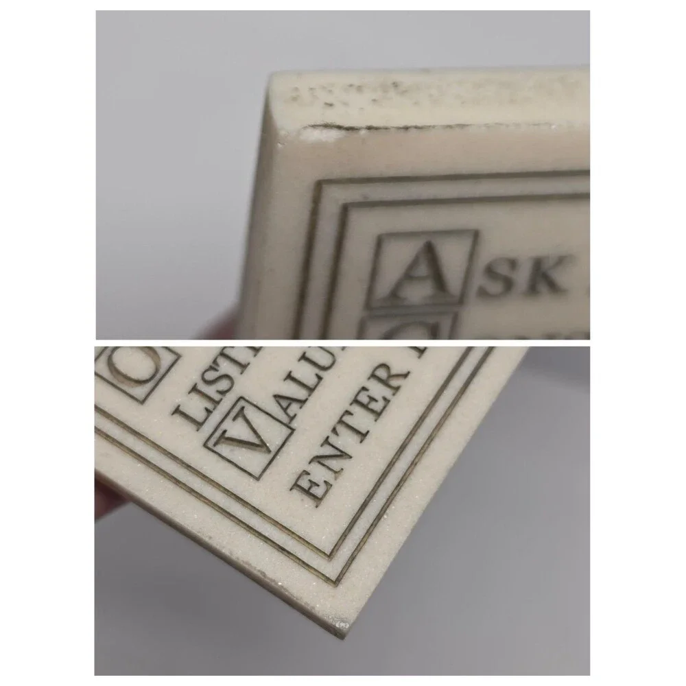 Abcs ABC'S Alphabet of Faith Marble Plaque Stand Up Sign Wall Decor R.Stewart 06